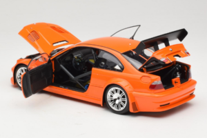 BMW M3 E46 GTR Street Portocaliu Minichamps 1:18 100012106 Metal - imaginea 5 din 8