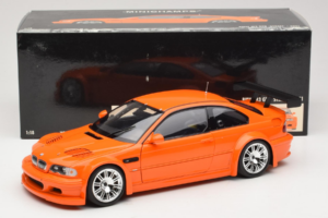 BMW M3 E46 GTR Street Portocaliu Minichamps 1:18 100012106 Metal - imaginea 8 din 8