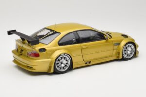 BMW M3 E46 GTR Street Phoenix Yellow Minichamps 1:18 80430309444 Metal - imaginea 3 din 8