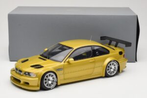 BMW M3 E46 GTR Street Phoenix Yellow Minichamps 1:18 80430309444 Metal - imaginea 8 din 8