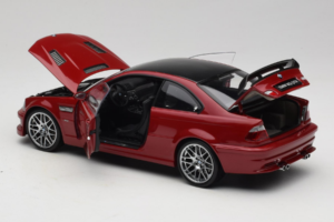 BMW M3 E46 GTR Street Roșu Kyosho 1:18 08507R Metal - imaginea 5 din 8