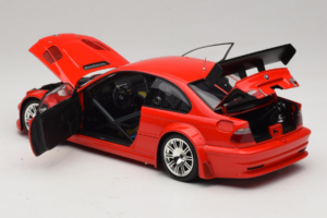 BMW M3 E46 GTR Street Roșu Minichamps 1:18 100012101 Metal - imaginea 5 din 8