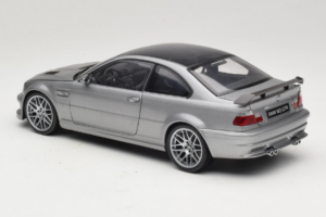 BMW M3 E46 GTR Street Gri Argintiu Kyosho 1:18 08507S Metal - imaginea 7 din 8
