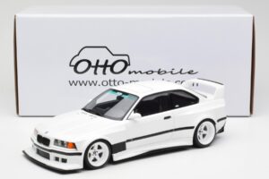 BMW M3 GTR E36 Khyzyl Saleem Alpine Alb Otto 1:18 OT1051 Rășină - imaginea 6 din 6