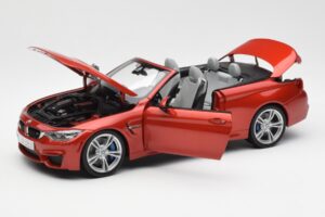 BMW M4 F83 Cabriolet Sakhir Portocaliu Paragon 1:18 PA-97111 Metal - imaginea 2 din 8
