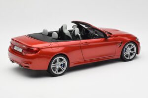 BMW M4 F83 Cabriolet Sakhir Portocaliu Paragon 1:18 PA-97111 Metal - imaginea 3 din 8