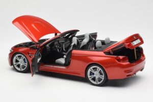 BMW M4 F83 Cabriolet Sakhir Portocaliu Paragon 1:18 PA-97111 Metal - imaginea 5 din 8