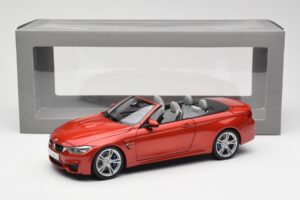BMW M4 F83 Cabriolet Sakhir Portocaliu Paragon 1:18 PA-97111 Metal - imaginea 8 din 8