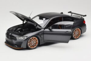 BMW M4 F82 GTS Mineral Grey Metallic Minichamps 1:18 110025222 Metal - imaginea 2 din 8