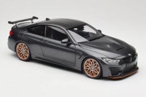 BMW M4 F82 GTS Mineral Grey Metallic Minichamps 1:18 110025222 Metal - imaginea 6 din 8