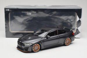 BMW M4 F82 GTS Mineral Grey Metallic Minichamps 1:18 110025222 Metal - imaginea 8 din 8