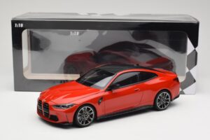 BMW M4 F82 Imola Red Metallic Minichamps 1:18 155020121 Metal - imaginea 6 din 6