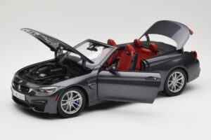 BMW M4 F83 Cabriolet Mineral Grey Paragon 1:18 80432339610 Metal - imaginea 2 din 8