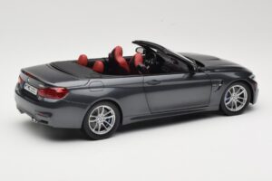 BMW M4 F83 Cabriolet Mineral Grey Paragon 1:18 80432339610 Metal - imaginea 3 din 8