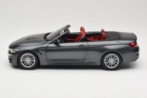 BMW M4 F83 Cabriolet Mineral Grey Paragon 1:18 80432339610 Metal - imaginea 4 din 8