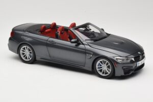 BMW M4 F83 Cabriolet Mineral Grey Paragon 1:18 80432339610 Metal - imaginea 6 din 8