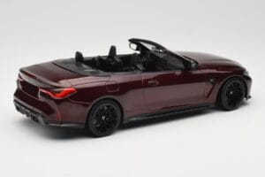 BMW M4 G83 Cabriolet Roșu Metalizat Minichamps 1:18 155021032 Metal - imaginea 2 din 6