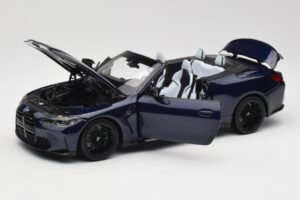 BMW M4 G82 Cabriolet Albastru Metallic Minichamps 1:18 110021031 Metal - imaginea 2 din 8