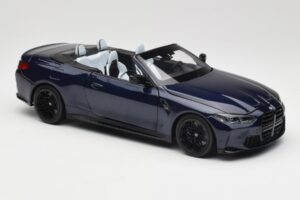 BMW M4 G82 Cabriolet Albastru Metallic Minichamps 1:18 110021031 Metal - imaginea 6 din 8