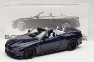 BMW M4 G82 Cabriolet Albastru Metallic Minichamps 1:18 110021031 Metal - imaginea 8 din 8