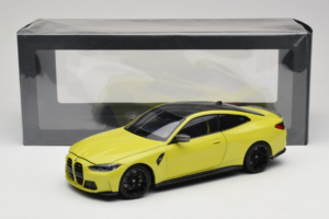 BMW M4 G82 Galben Ediție Dealer Minichamps 1:18 80435A51949-R1 Metal - imaginea 10 din 10