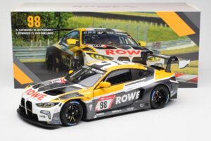 BMW M4 G82 GT3 Rowe Racing #98 ADAC 24 Hours Nürburgring 2022 Minichamps 1:18 113222098 Metal - imaginea 8 din 8