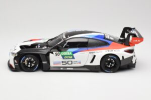 BMW M4 GT3 Ceccato Racing #50 T. Glock DTM Imola 2022 Minichamps 1:18 113222050 Metal - imaginea 4 din 8