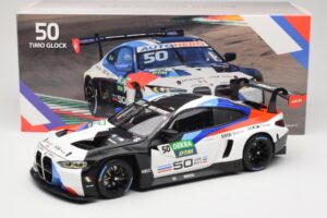 BMW M4 GT3 Ceccato Racing #50 T. Glock DTM Imola 2022 Minichamps 1:18 113222050 Metal - imaginea 8 din 8