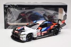 BMW M4 GT3 G82 #24 BMW Team RLL J. Edwards / M. Wittmann IMSA 2022 Minichamps 1:18 155222024 Metal - imaginea 6 din 6