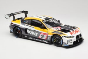 BMW M4 GT3 #98 M. Wittmann / S. van der Linde Rowe Racing ADAC 24h Nurburgring 2023 Minichamps 1:18 113232098 Metal - imaginea 6 din 8