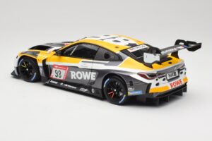 BMW M4 GT3 #98 M. Wittmann / S. van der Linde Rowe Racing ADAC 24h Nurburgring 2023 Minichamps 1:18 113232098 Metal - imaginea 7 din 8