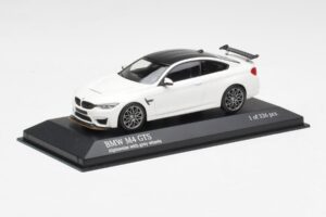 BMW M4 GTS F82 Alb Cu Jante Gri Minichamps 1:43 410025221 Metal - imaginea 2 din 4