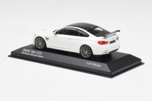BMW M4 GTS F82 Alb Cu Jante Gri Minichamps 1:43 410025221 Metal - imaginea 3 din 4