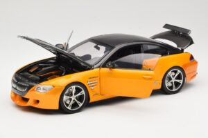 BMW M6 E63 AC Schnitzer Tension Yellow & Black Norev 1:18 183550 Metal - imaginea 2 din 8