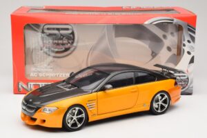 BMW M6 E63 AC Schnitzer Tension Yellow & Black Norev 1:18 183550 Metal - imaginea 8 din 8