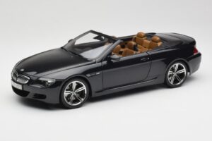 BMW M6 E64 Cabriolet Sapphire Black Kyosho 1:18 80430417424 Metal