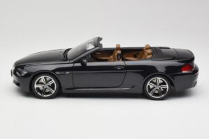 BMW M6 E64 Cabriolet Sapphire Black Kyosho 1:18 80430417424 Metal - imaginea 5 din 9