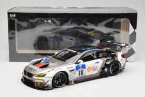 BMW M6 GT3 F13 #18 Schubert Motorsport A. Farfus / J. Krohn 24h Nurburgring 2016 Minichamps 1:18 155162618 Metal - imaginea 6 din 6