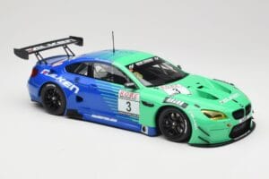 BMW M6 GT3 F13 #3 Falken Motorsports P. Düsseldorf / J. Müller VLN Winner Heat 4 2017 Minichamps 1:18 153172693 Metal - imaginea 4 din 6