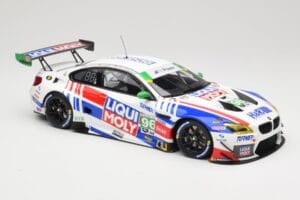 BMW M6 GT3 F13 #96 Turner Motorsport B. Auberlen / R. Foley Class Winner Petit Le Mans 2019 Minichamps 1:18 153192696 Metal - imaginea 4 din 6