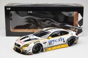 BMW M6 GT3 F13 #98 Rowe Racing M. Palttala / N. Catsburg 2nd Place 24 Hours of Nurburgring 2017 Minichamps 1:18 155172698 Met - imaginea 6 din 6