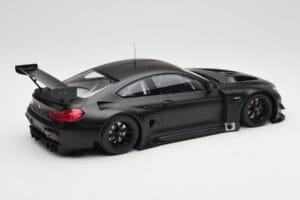 BMW M6 GT3 F13 Plain Body Version Matte Black Minichamps 1:18 155162610 Metal - imaginea 2 din 6