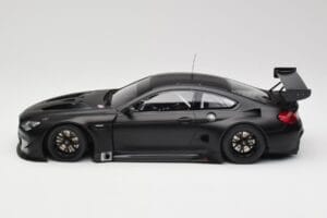 BMW M6 GT3 F13 Plain Body Version Matte Black Minichamps 1:18 155162610 Metal - imaginea 3 din 6