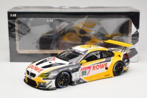 BMW M6 GT3 Rowe Racing #99 A. Sims / N. Catsburg / N. Yelloly Winners 24 Hours Nurburgring 2020 Minichamps 1:18 155202699 Met - imaginea 6 din 6