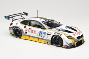 BMW M6 GT3 Rowe Racing #99 M. Basseng / M. Martin 24 Hours Nurburgring 2017 Minichamps 1:18 155172699 Metal - imaginea 4 din 6