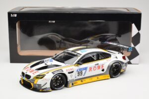 BMW M6 GT3 Rowe Racing #99 M. Basseng / M. Martin 24 Hours Nurburgring 2017 Minichamps 1:18 155172699 Metal - imaginea 6 din 6