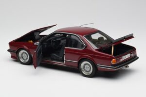 BMW M635 CSi E24 Karmin Roșu AUTOart 1:18 70528 Metal - imaginea 5 din 8