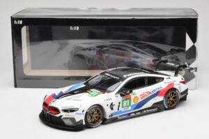 BMW M8 GTE #81 Team MTEK M. Tomczyk / N. Catsburg / N. Yelloly 24 Hours of Le Mans 2018 Minichamps 1:18 155182981 Metal - imaginea 6 din 6