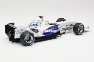 BMW Sauber F1.06 #16 N. Heidfeld Launch Version 2006 Minichamps 1:18 80430413183 Metal - imaginea 2 din 6
