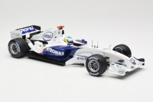 BMW Sauber F1.06 #16 N. Heidfeld Launch Version 2006 Minichamps 1:18 80430413183 Metal - imaginea 4 din 6